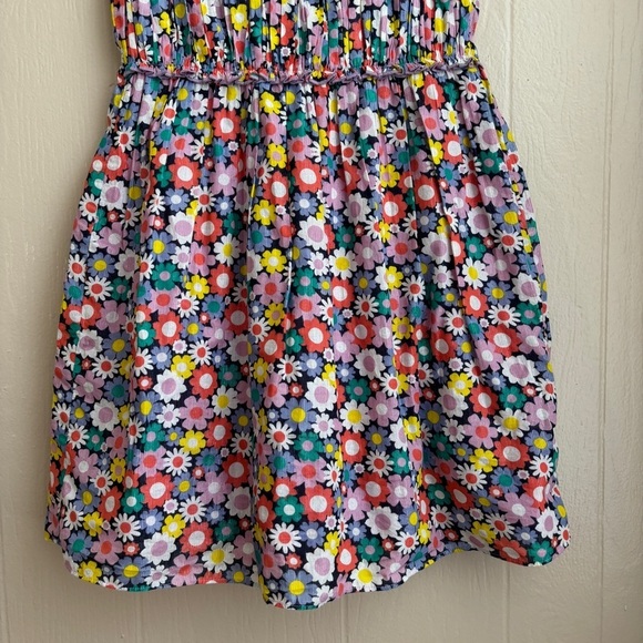 J. Crew Crewcuts Girls' Smocked-Waist Dress in Shimmer Floral - Picture 5 of 14